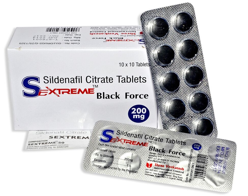 Sextreme Black force Sildenafil Viagra 200 mg Sextreme Black force Sildenafil Viagra 200 mg